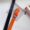 Hermes Men Orange Buckle Belt 'Orange' Banlieue91