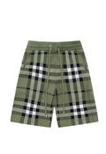 Burberry Men's Striped Cotton Knit Basketball Shorts 'Green' Banlieue91