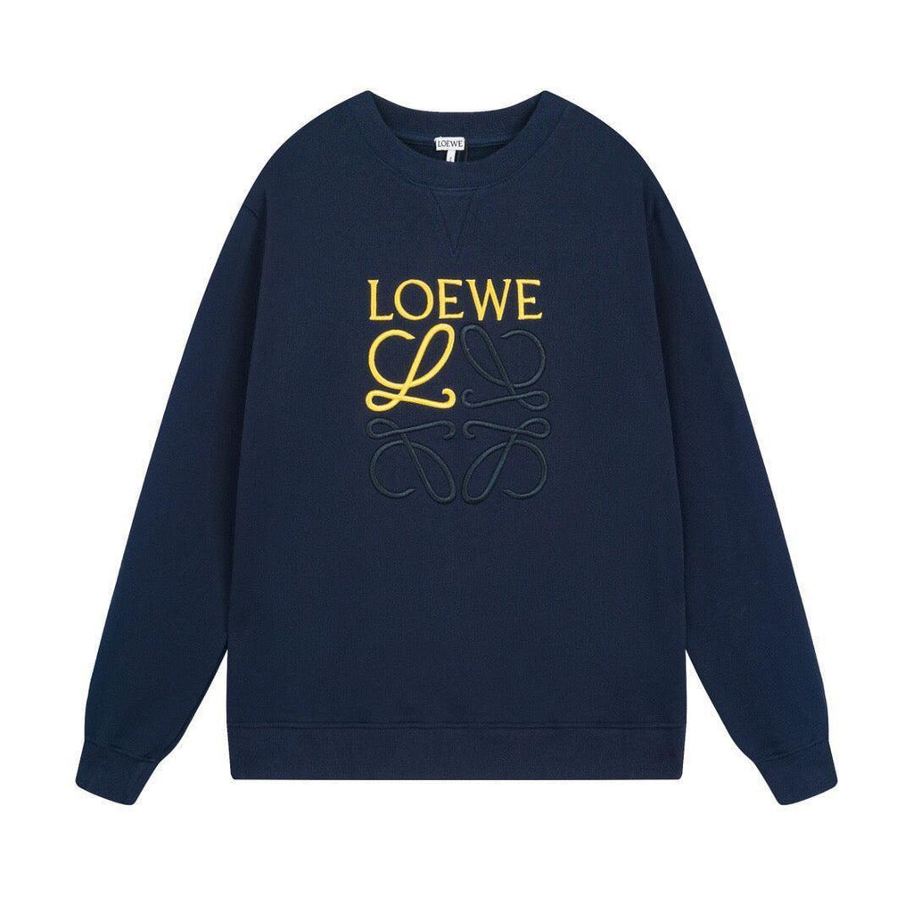 LOEWE Anagram Cotton Sweatshirt 'Navy' Banlieue91
