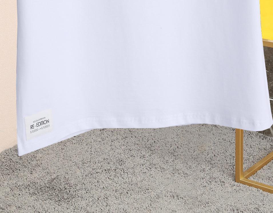 Dolce & Gabbana T-Shirt Without Collar 'White' Banlieue91