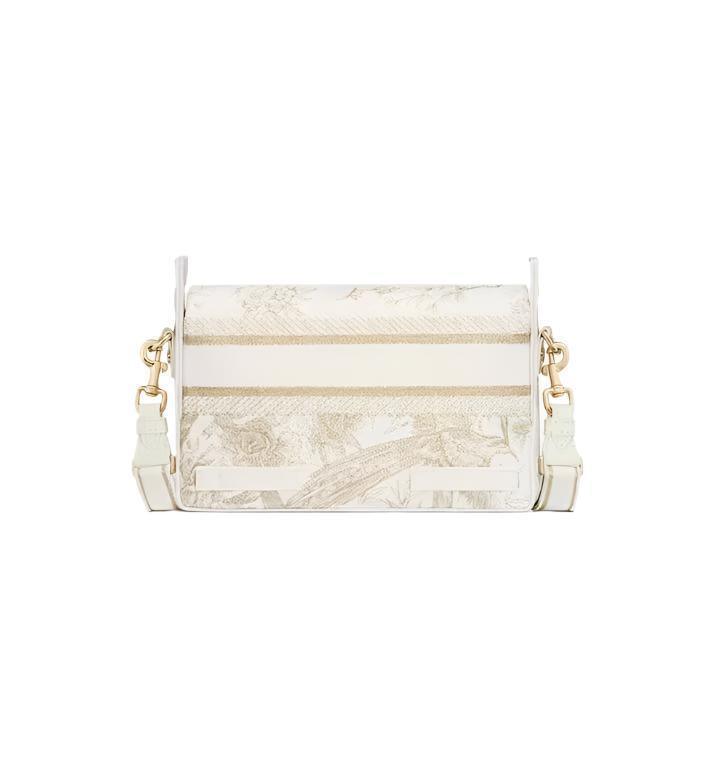 Christian Dior Canvas Diorcamp Messenger in White Gold Banlieue91