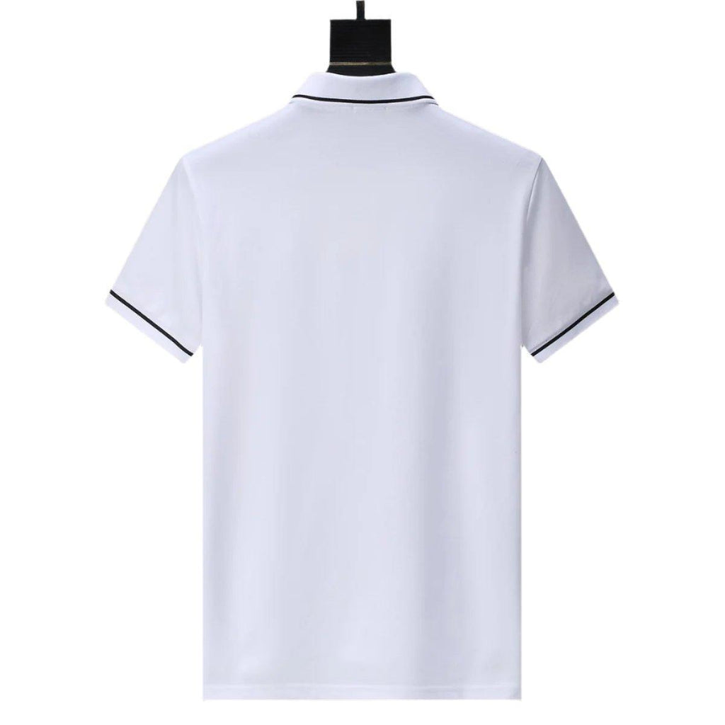 Celine White T-Shirt With Collar Banlieue91
