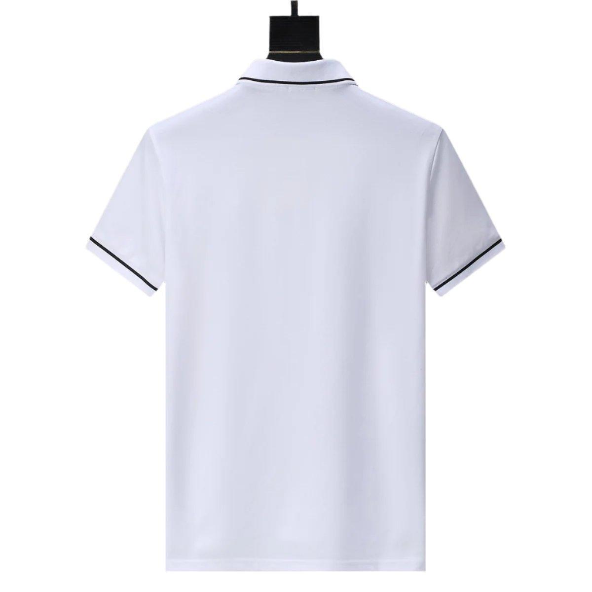 Celine White T-Shirt With Collar Banlieue91