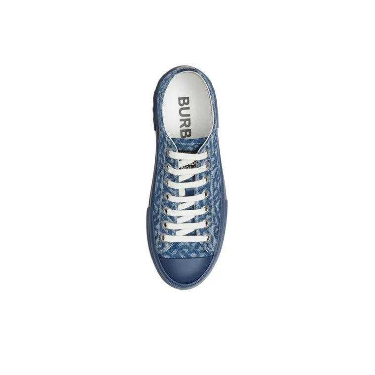 Burberry Low Top Skateboard Shoes 'Denim Blue' Banlieue91