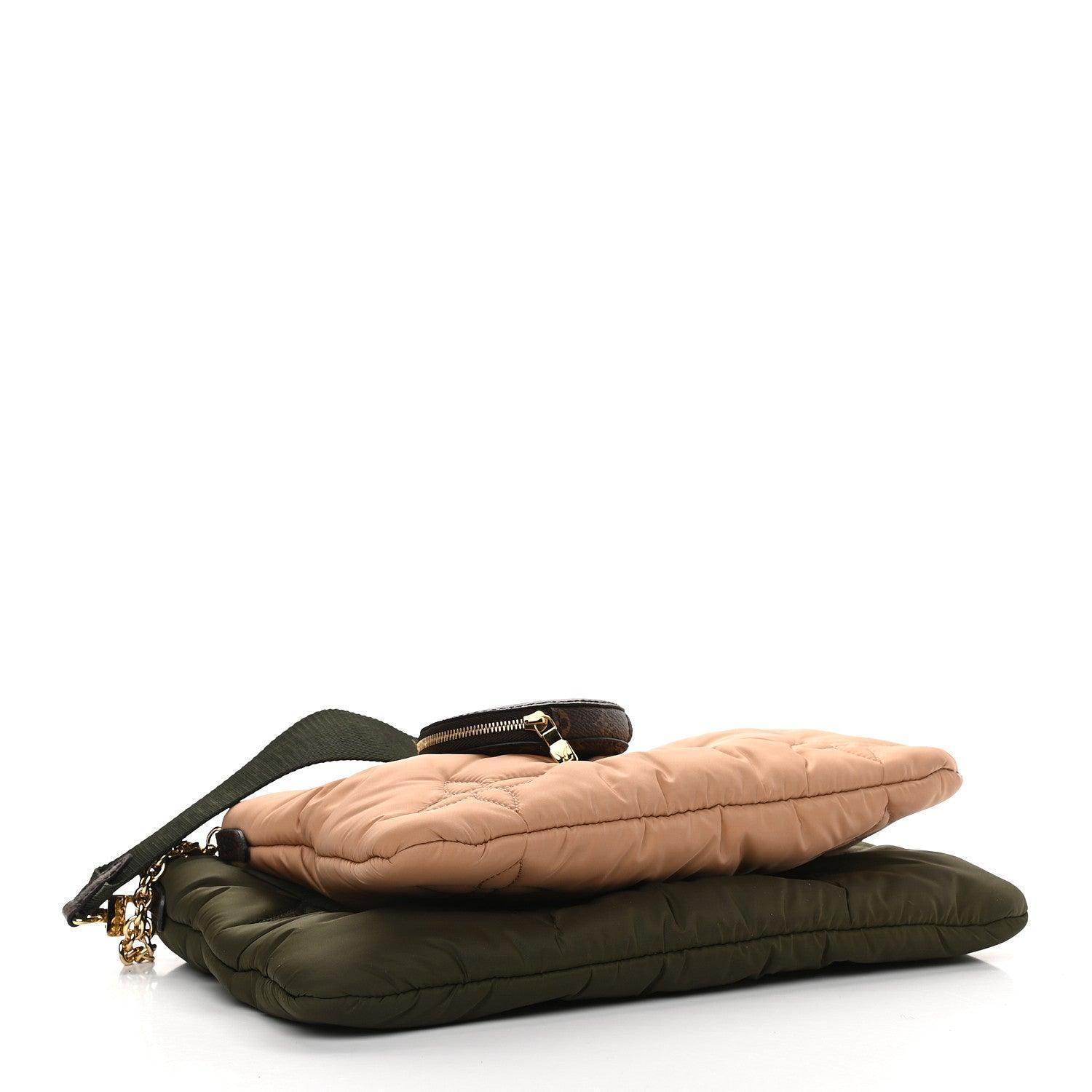 Louis Vuitton  Econyl Monogram Pillow Maxi Multi Pochette Accessories Kaki Beige Banlieue91