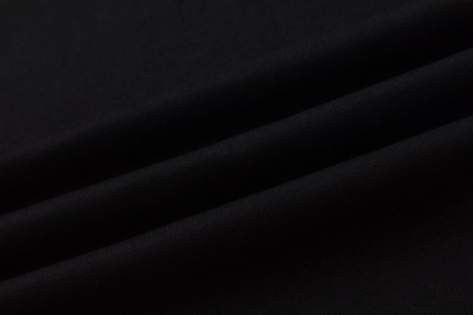 Amiri Black T-Shirt Without Collar Banlieue91