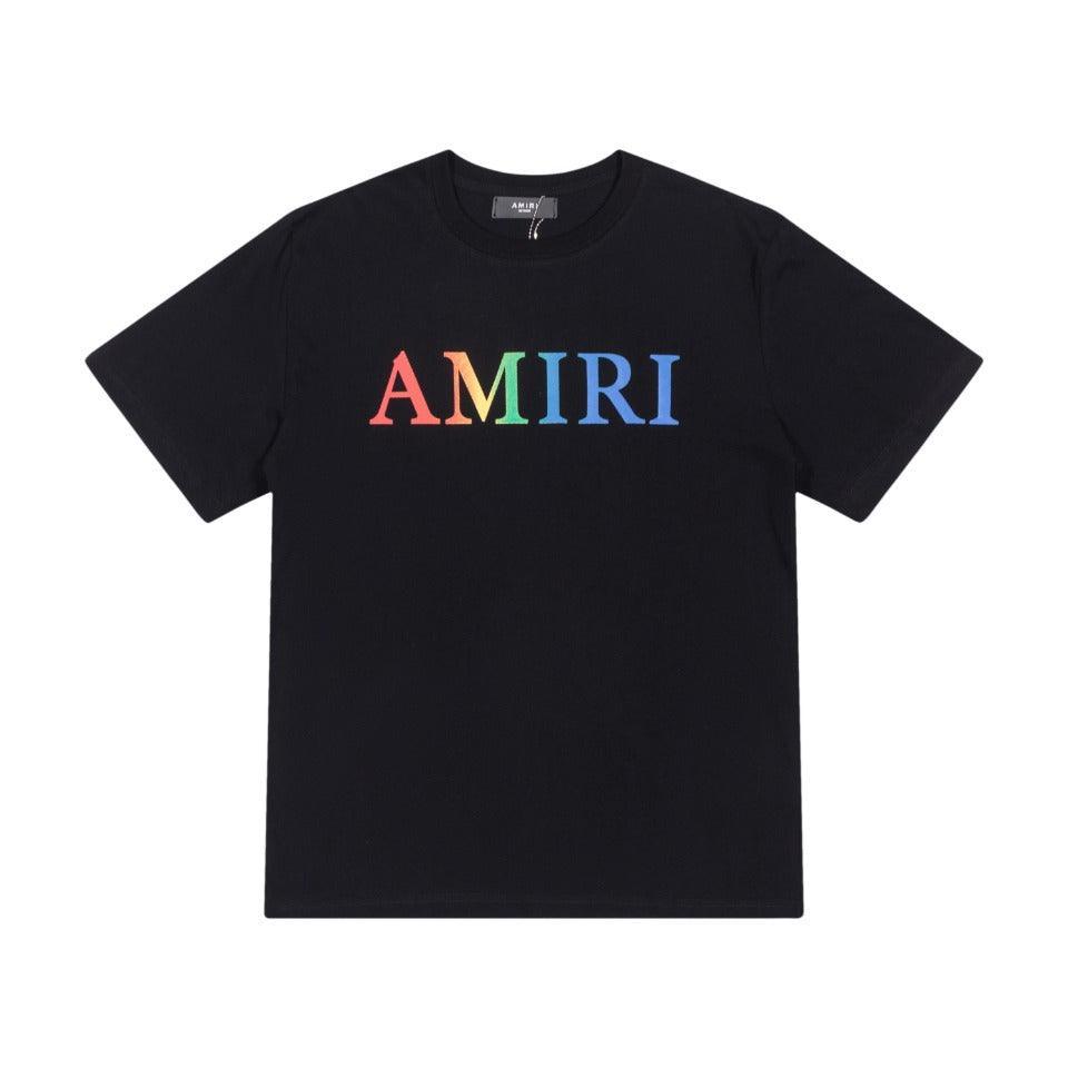 Amiri Black T-Shirt Without Collar Banlieue91