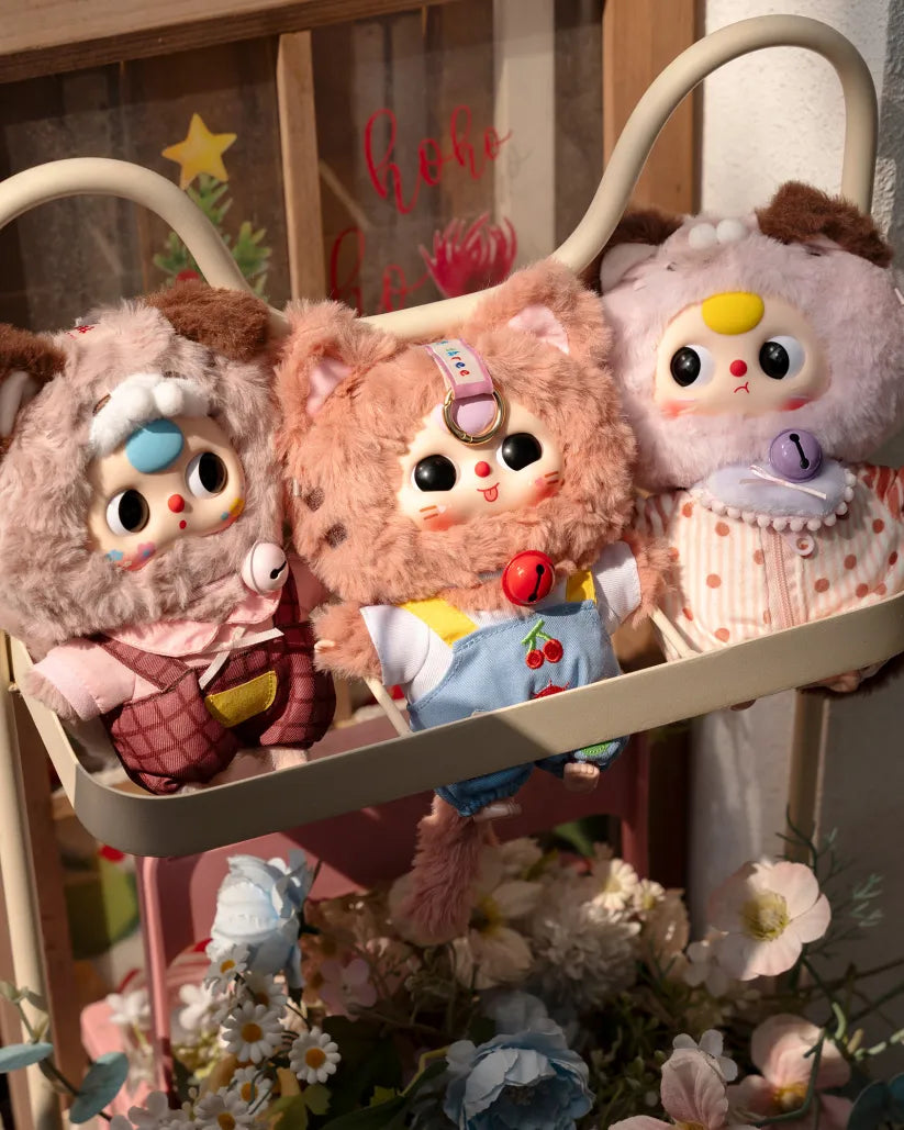 Baby Three Kitten Wardrobe Plush Series Blind Box Labubu Loot