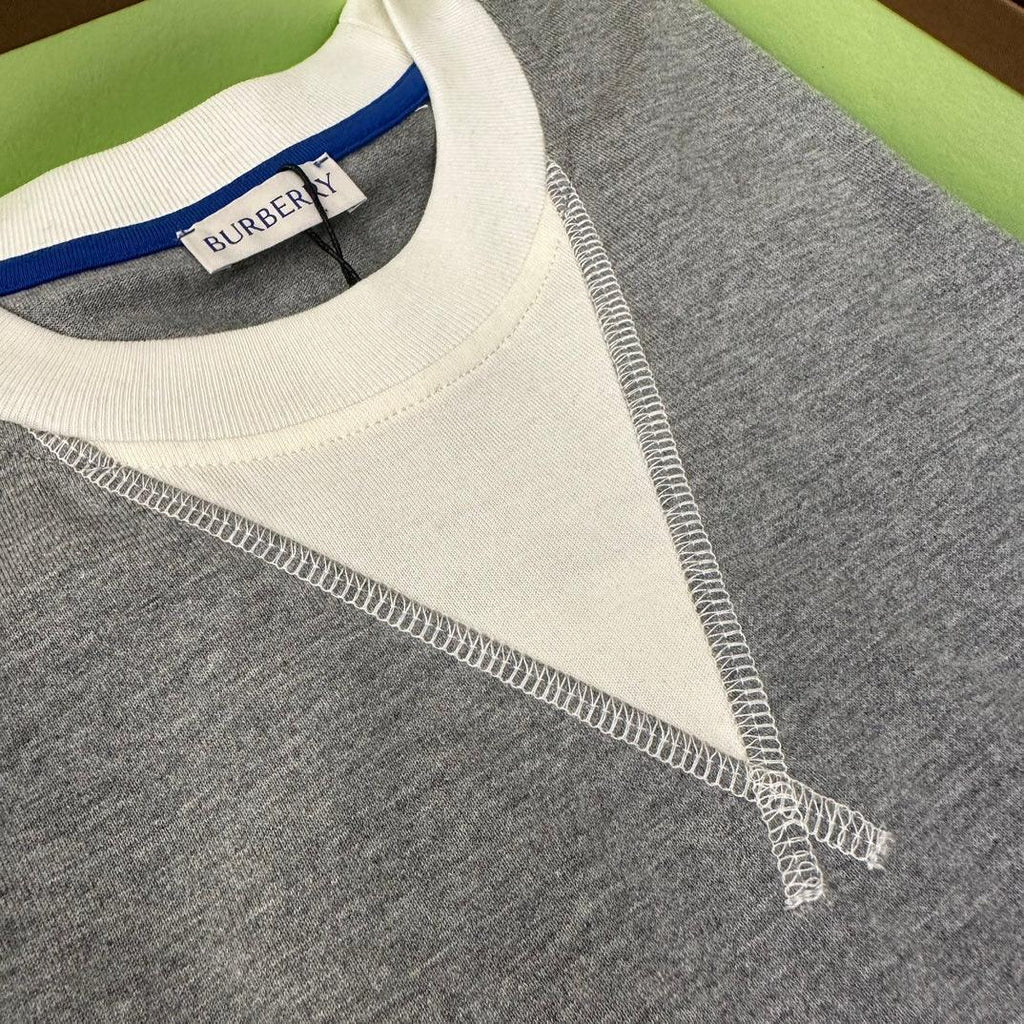 Burberry T-Shirt Without Collar 'Grey' Banlieue91