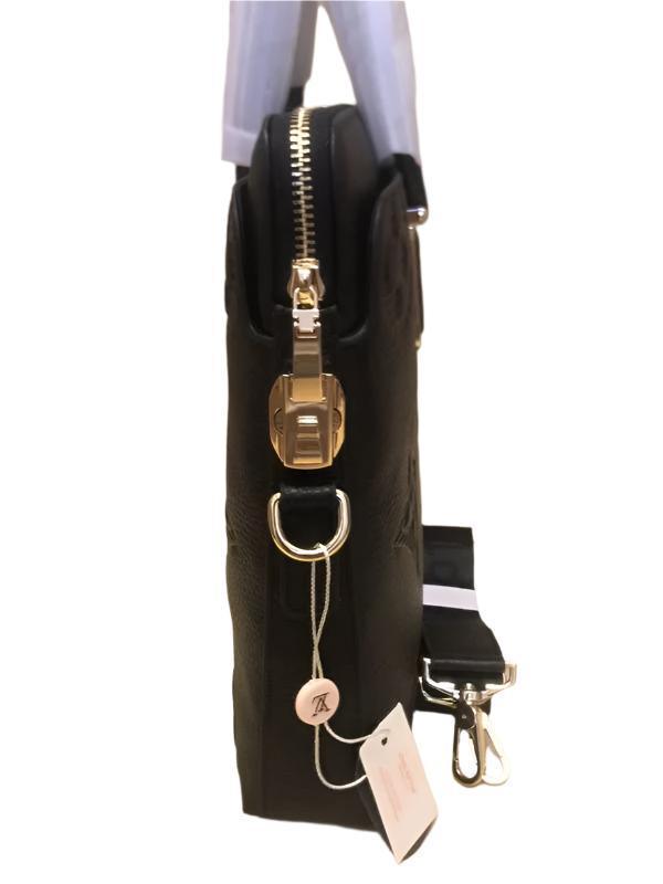 Louis Vuitton Black Monogram Giant Empreinte Leather Onthego MM Men Bag Banlieue91