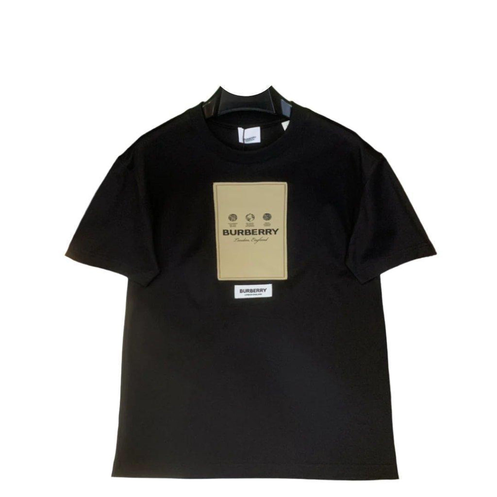 Burberry Black T-Shirt Without Collar Banlieue91