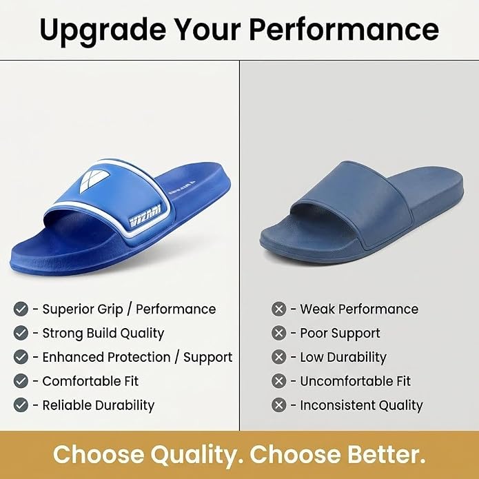 Vizari Youth Soccer Slide Sandals – Blue Vizari Sports