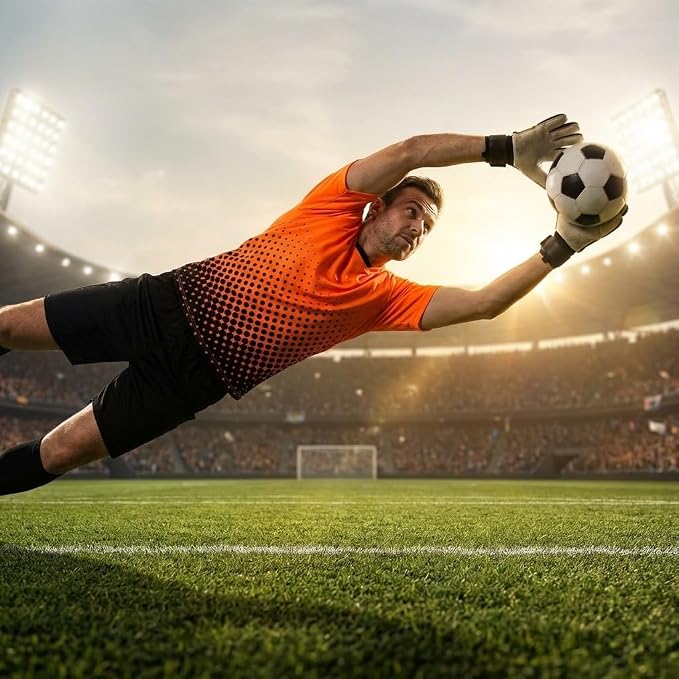 Vizari Ventura Short Sleeve Goalkeeping Jersey – Orange/Black Vizari Sports