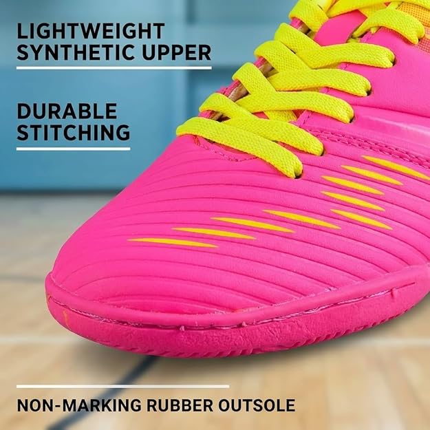 Vizari Liga Turf Soccer Shoes – Pink/Yellow Vizari Sports