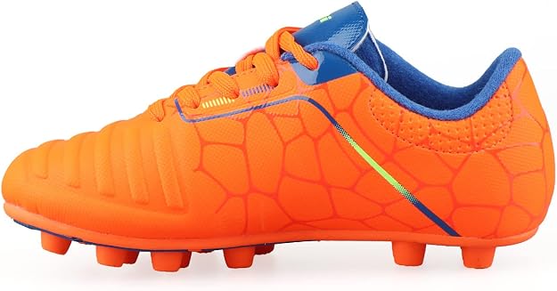 Vizari Catalina JR Firm-Ground Soccer Shoes – Orange/Royal/Lime Vizari Sports
