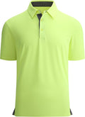 Alex Vando Mens Golf Shirt Moisture Wicking Quick-Dry Solid Short Sleeve Polo Shirts for Men IronWave Fitness