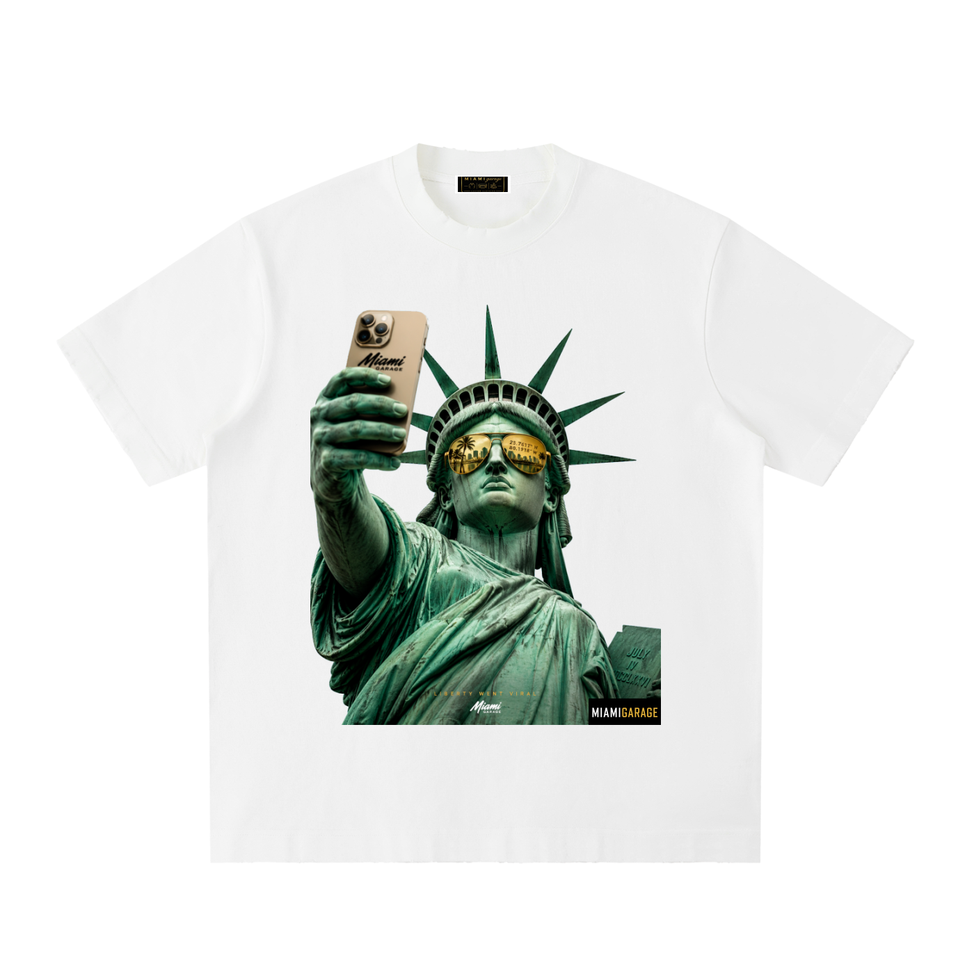Heavyweight Vintage Washed Frayed T-Shirt