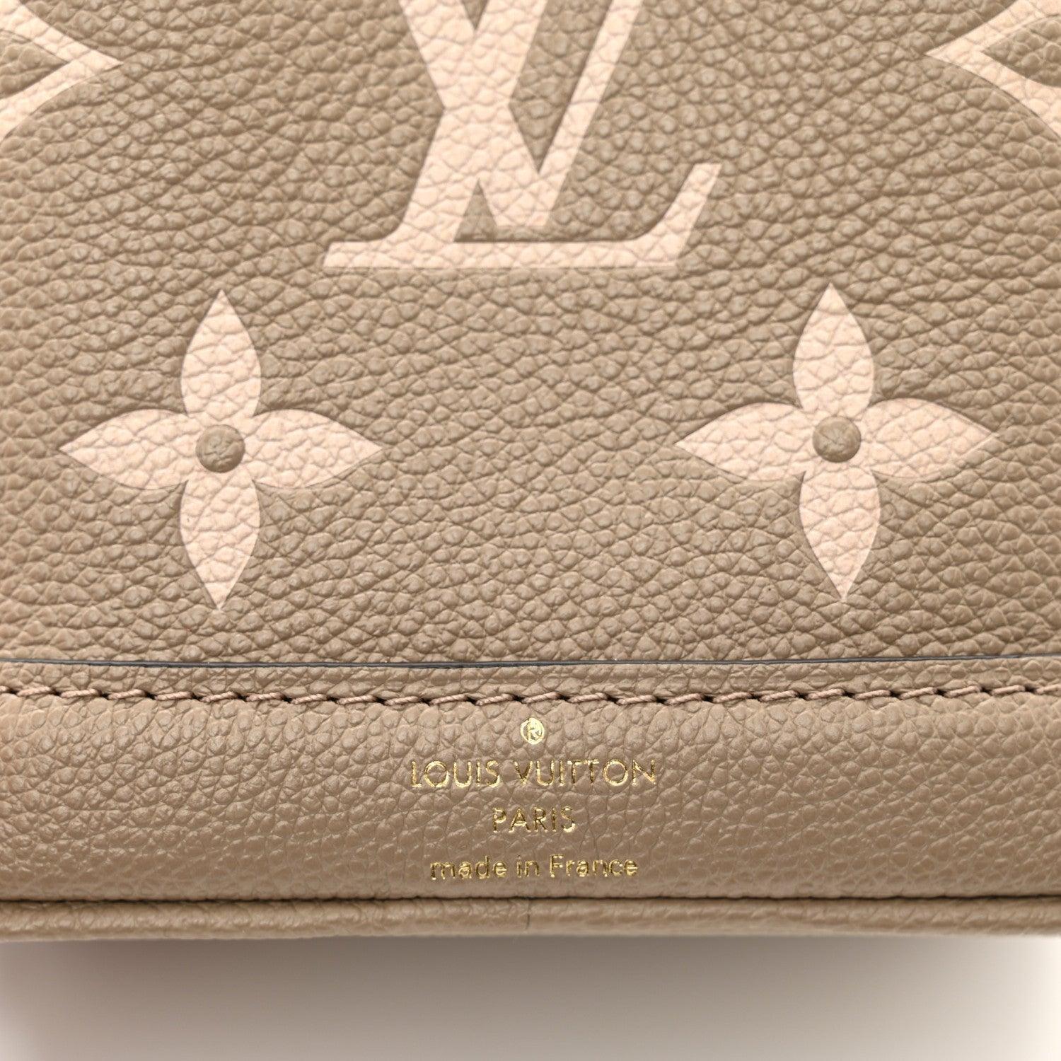 Louis Vuitton  Empreinte Monogram Giant Nano Noe Tourterelle Creme Banlieue91