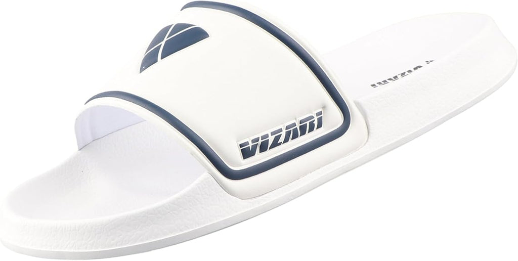 Youth Soccer Slide Sandals - White