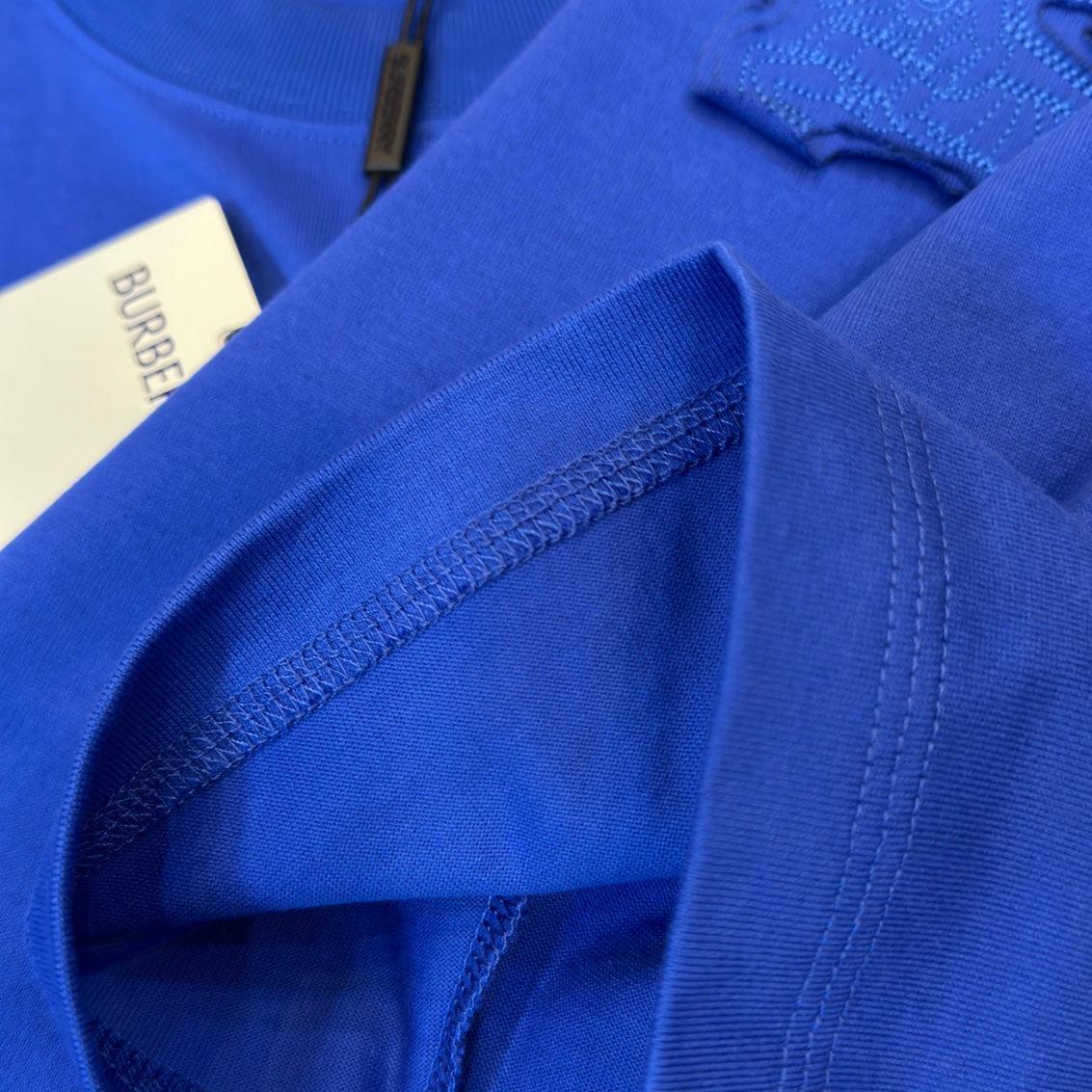Burberry T-Shirt Without Collar 'Blue' Banlieue91