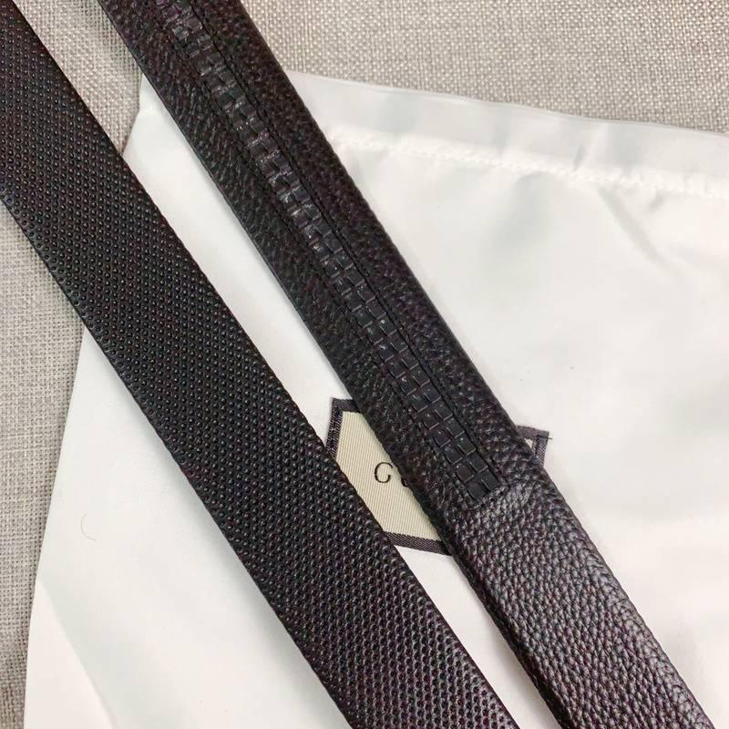 GUCCI Embellished coated-canvas and leather belt 'Black' Banlieue91