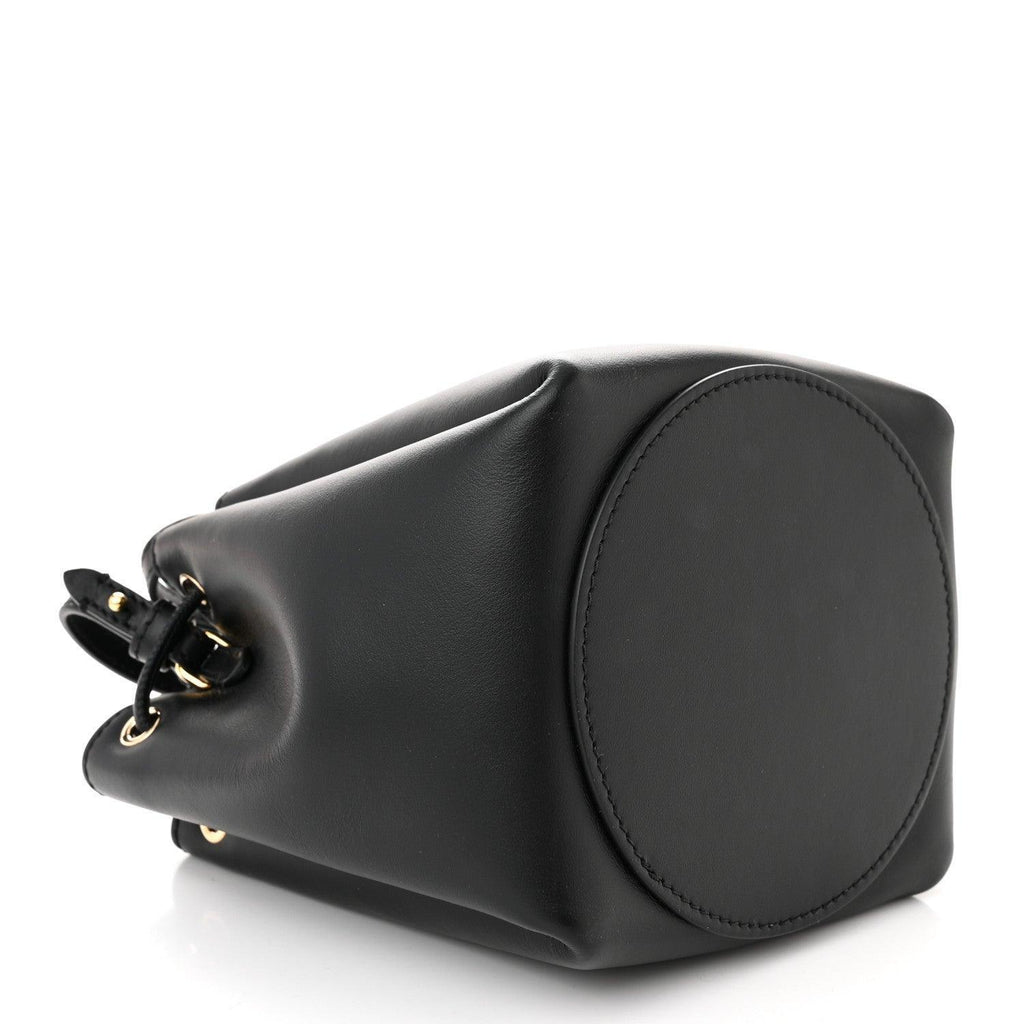 Burberry Calfskin Monogram Motif TB Bucket Black Banlieue91