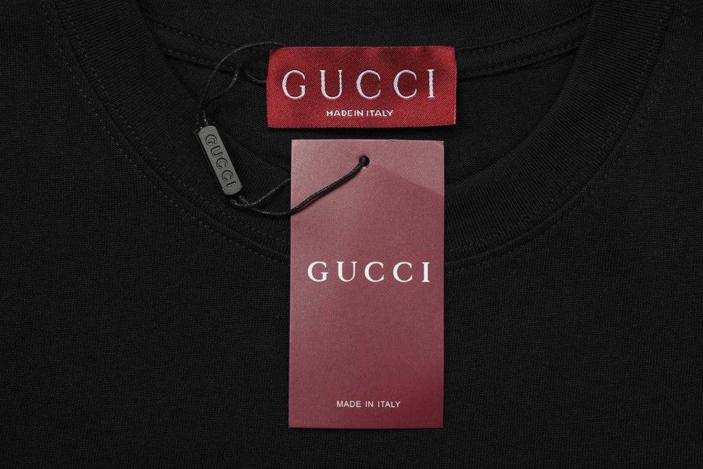 Gucci T-Shirt Without Collar 'Black'