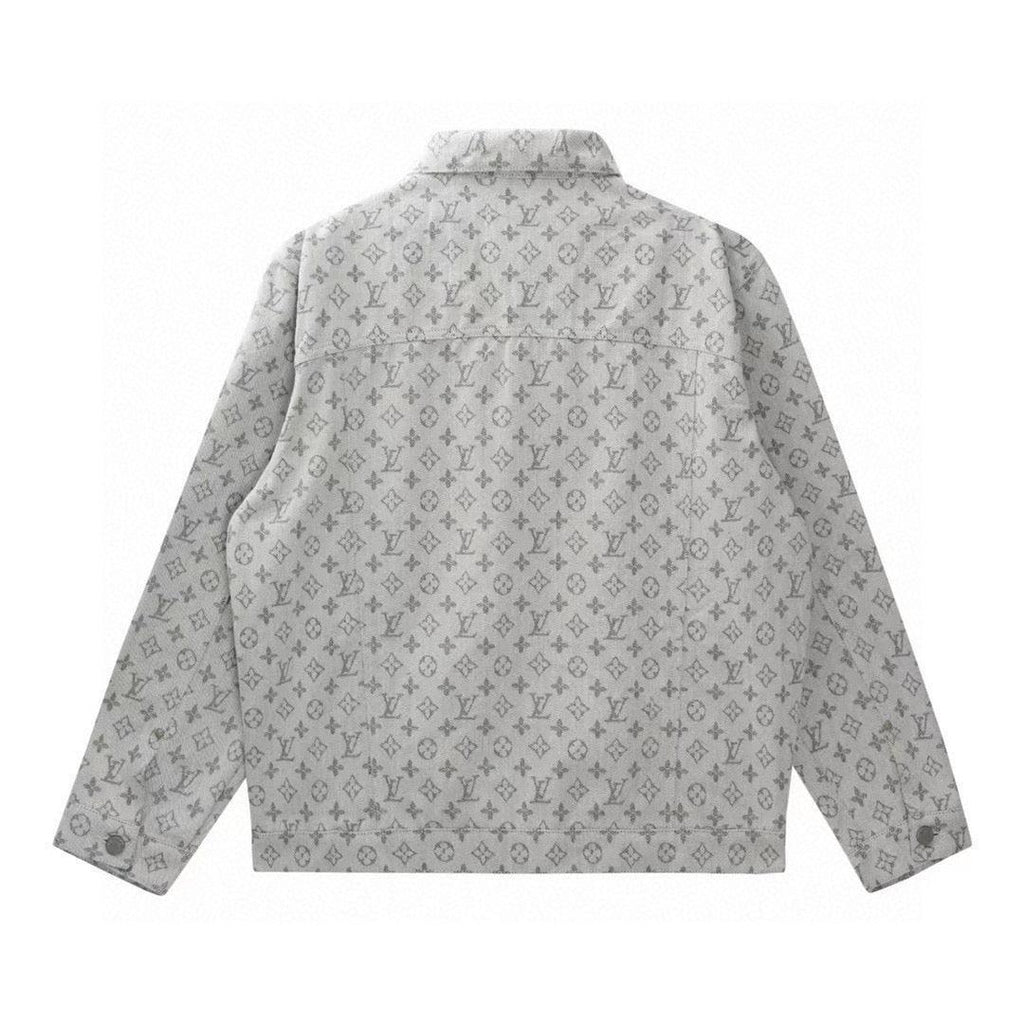 Louis Vuitton  Monogram Denim Jacket Grey Banlieue91