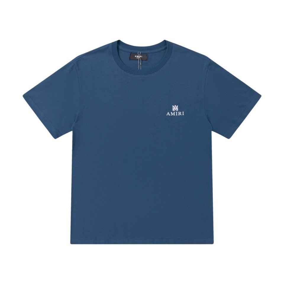 Amiri Blue T-Shirt Without Collar Banlieue91