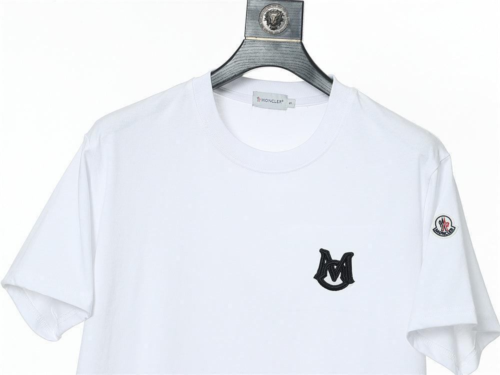 Moncler T-Shirt Without Collar 'White' Banlieue91