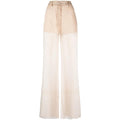 Prada Neutrals Trousers - Flared Trousers Women Luosophy