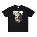 Bathing Ape Black T-Shirt without Collar Banlieue91