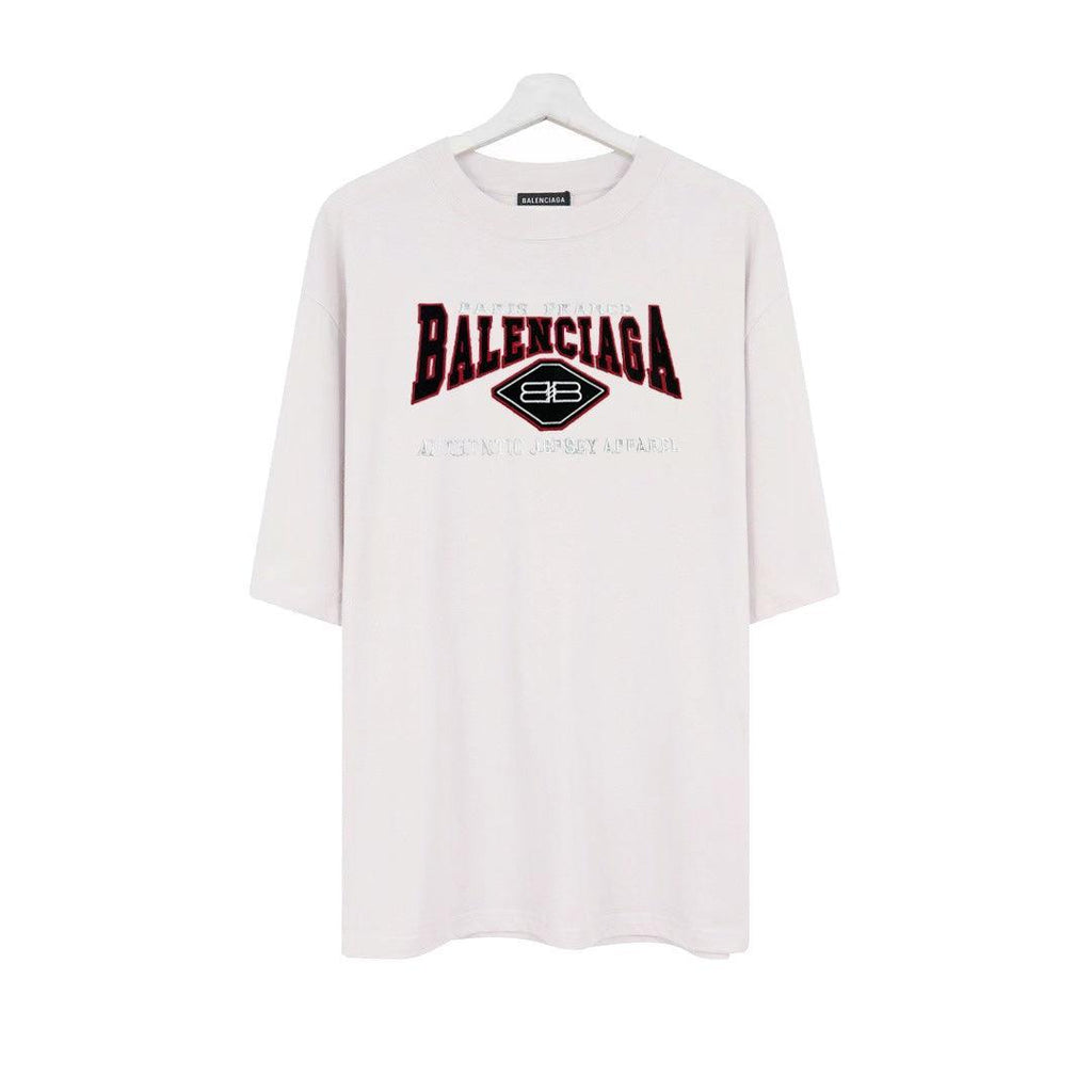 Balenciaga Cream T-Shirt Without Collar Banlieue91