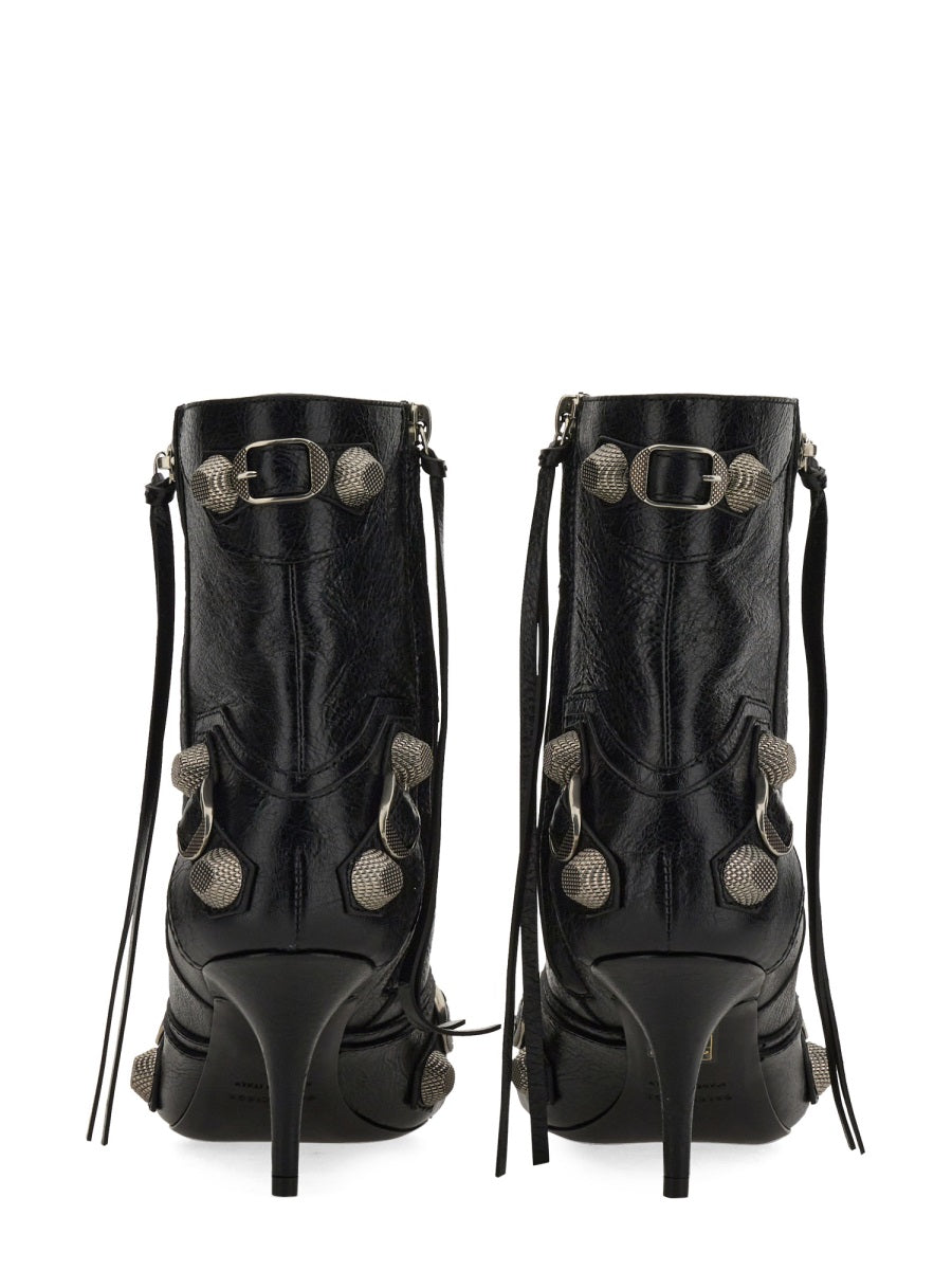 BALENCIAGA Pointed Upper Heeled Boot - 7CM Heel Height