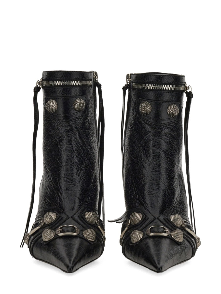 BALENCIAGA Pointed Upper Heeled Boot - 7CM Heel Height
