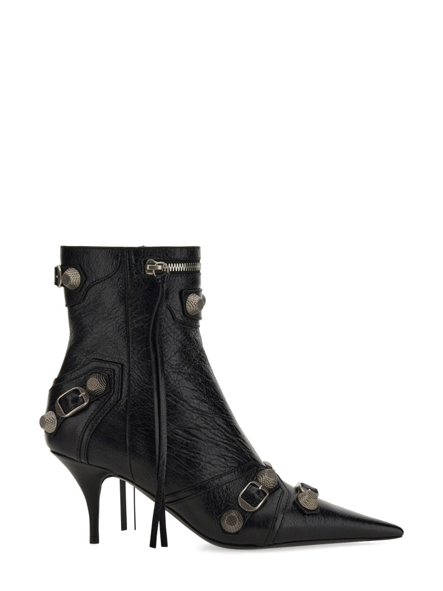 BALENCIAGA Pointed Upper Heeled Boot - 7CM Heel Height