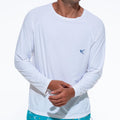 White UPF Long Sleeve Shirt Live Kolibri