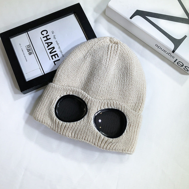 Women’s Pilot Wool Knit Hat – Winter Warm Knitted Aviator-Style Hat FitiqueFit