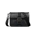 Mini Dior Hit the Road Messenger Bag with Flap Black Coated Cotton Canvas with CD Diamond Print Banlieue91