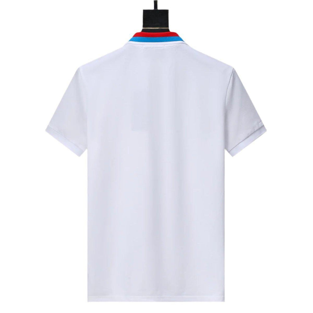 Gucci White T-shirt with a collar Banlieue91