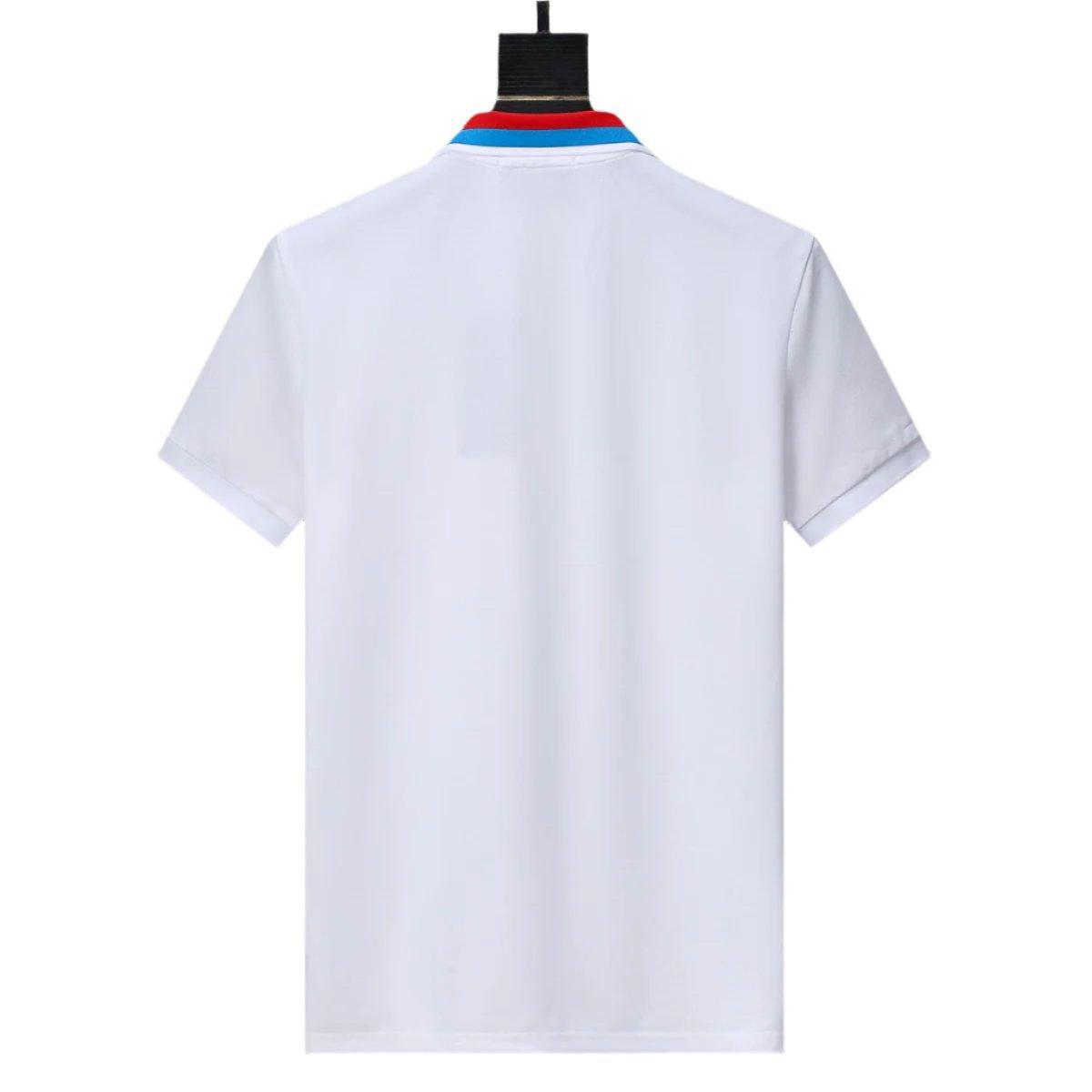 Gucci White T-shirt with a collar Banlieue91