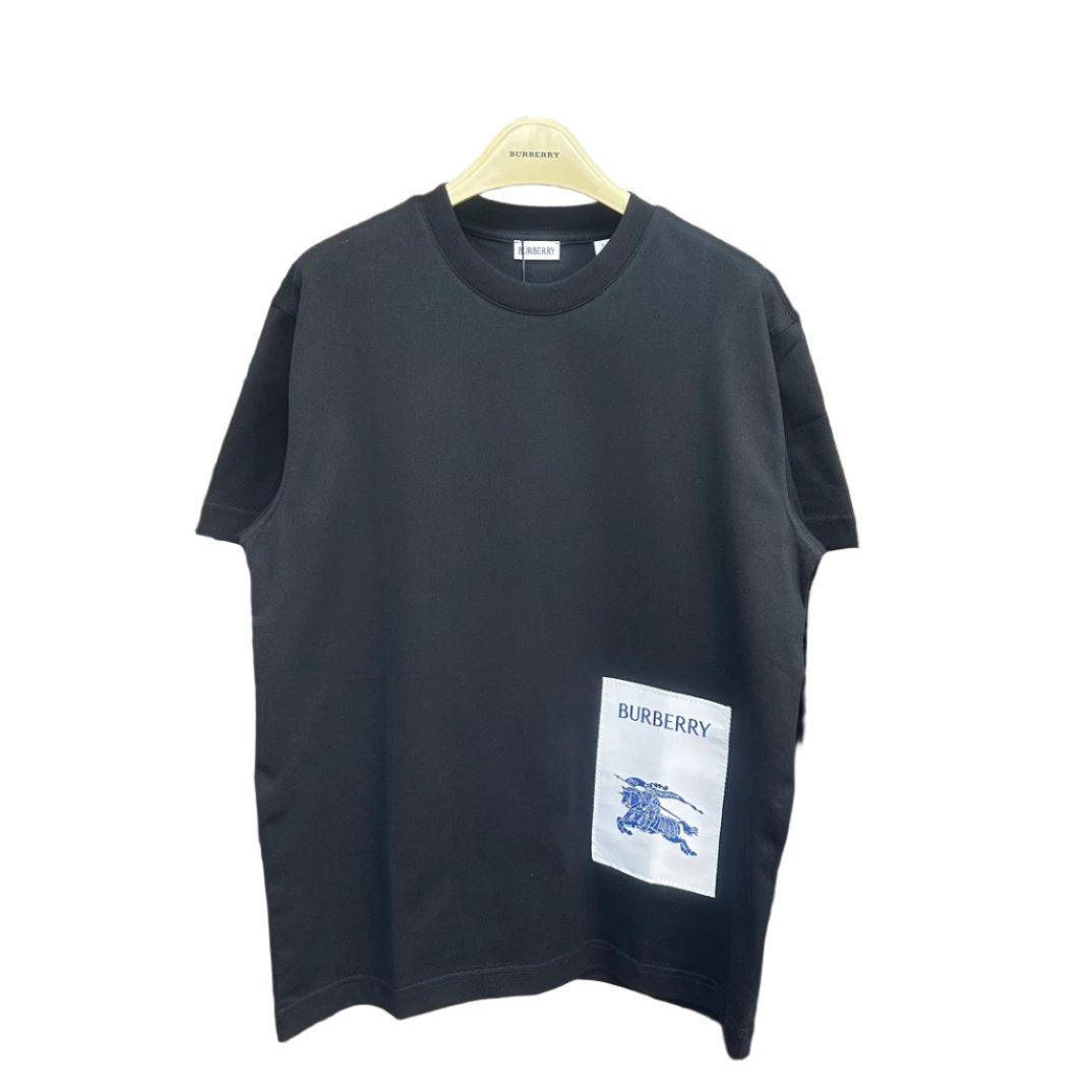 Burberry T-Shirt Without Collar 'Black' Banlieue91