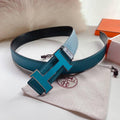 Hermes Men Blue Buckle Belt 'Blue' Banlieue91