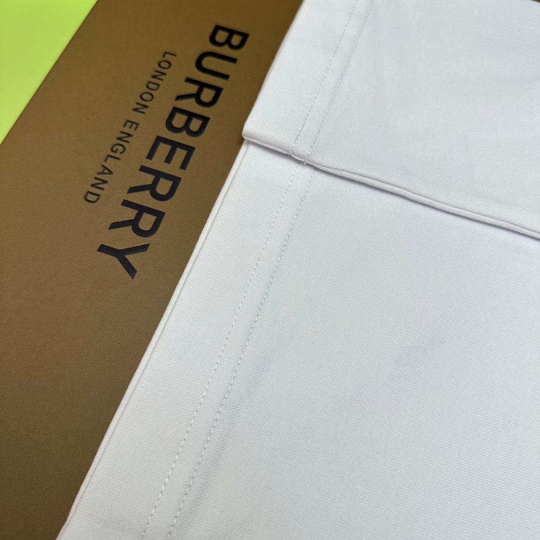 Burberry White T-Shirt Without Collar Banlieue91