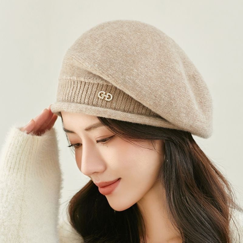 Women’s Wool Knitted Winter Hat — All-Match Knit Beanie FitiqueFit