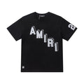 Amiri 22 Black T-Shirt Without Collar Banlieue91