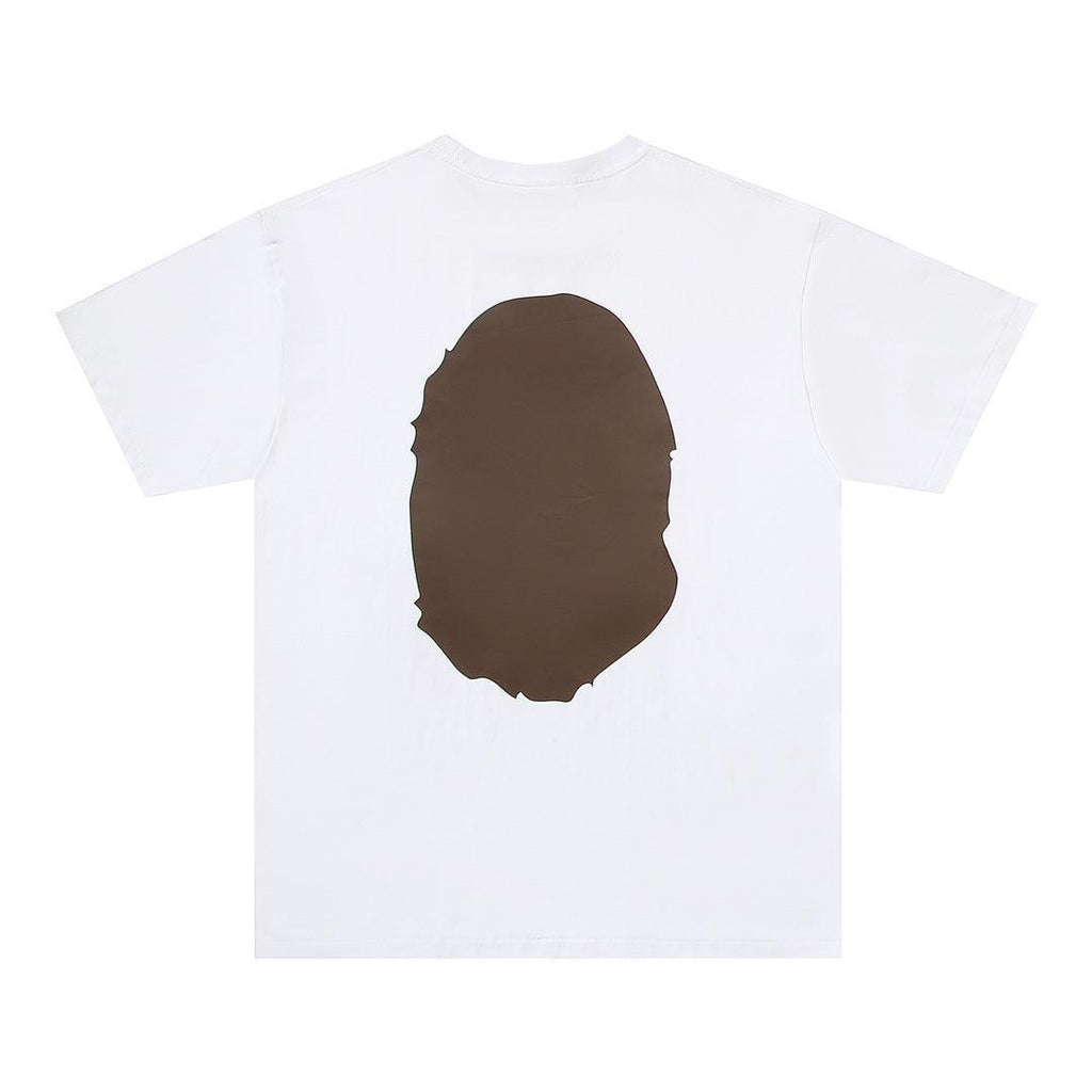Bathing Ape White T-Shirt without Collar Banlieue91