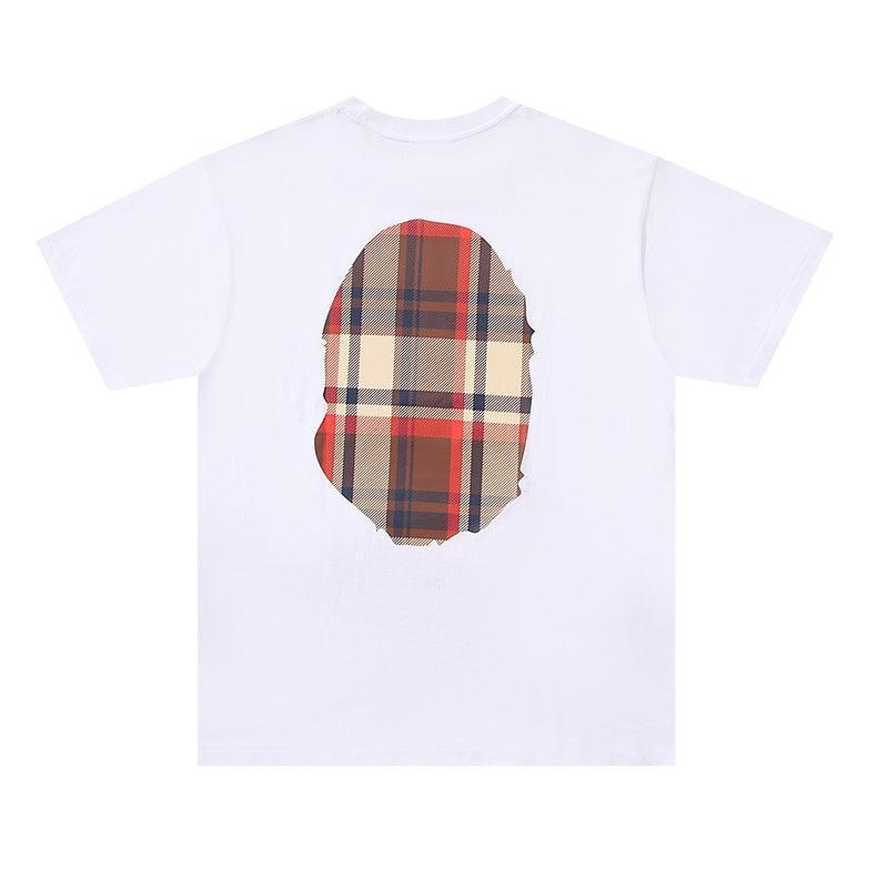 Bathing Ape White T-Shirt without Collar Banlieue91