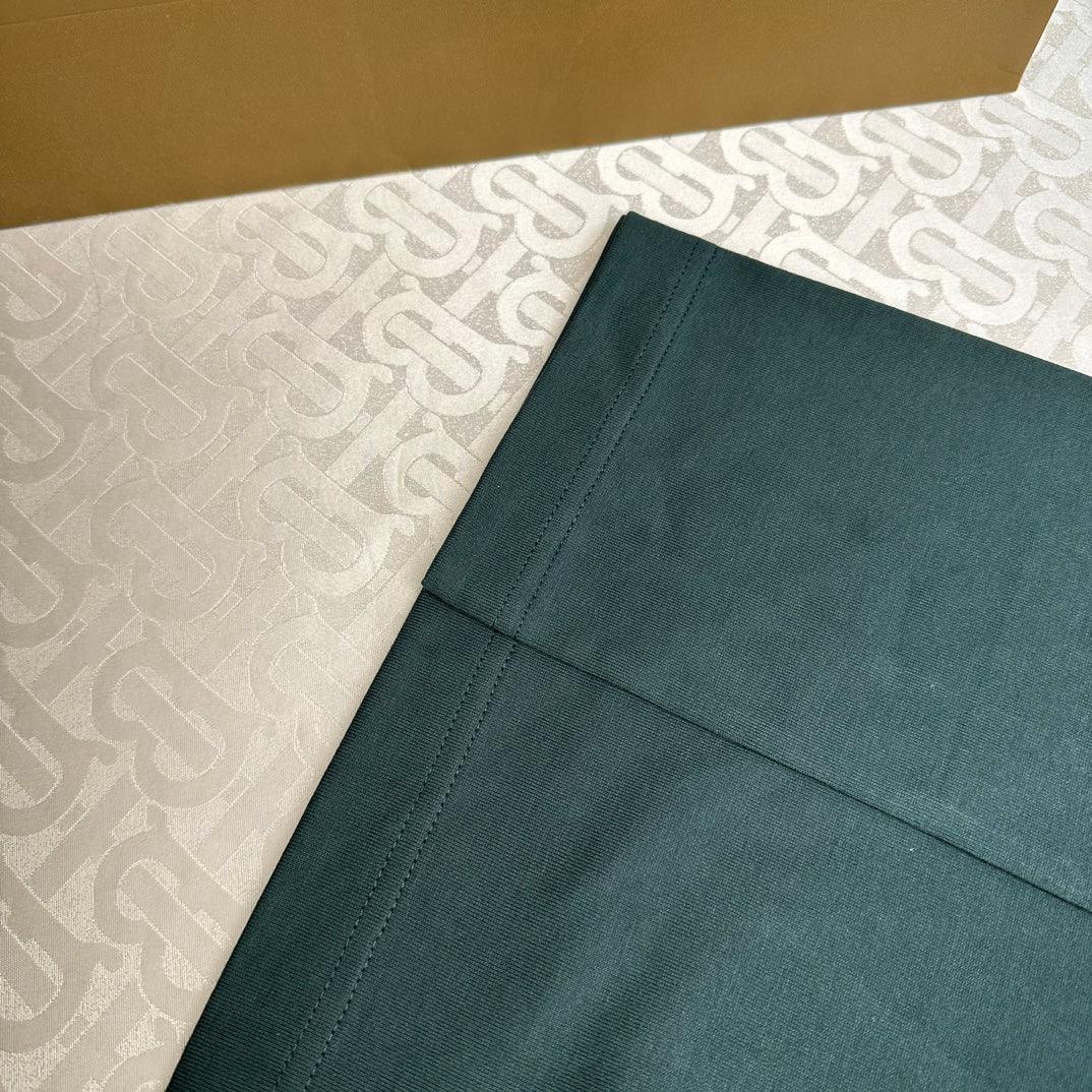 Burberry Green T-Shirt Without Collar Banlieue91