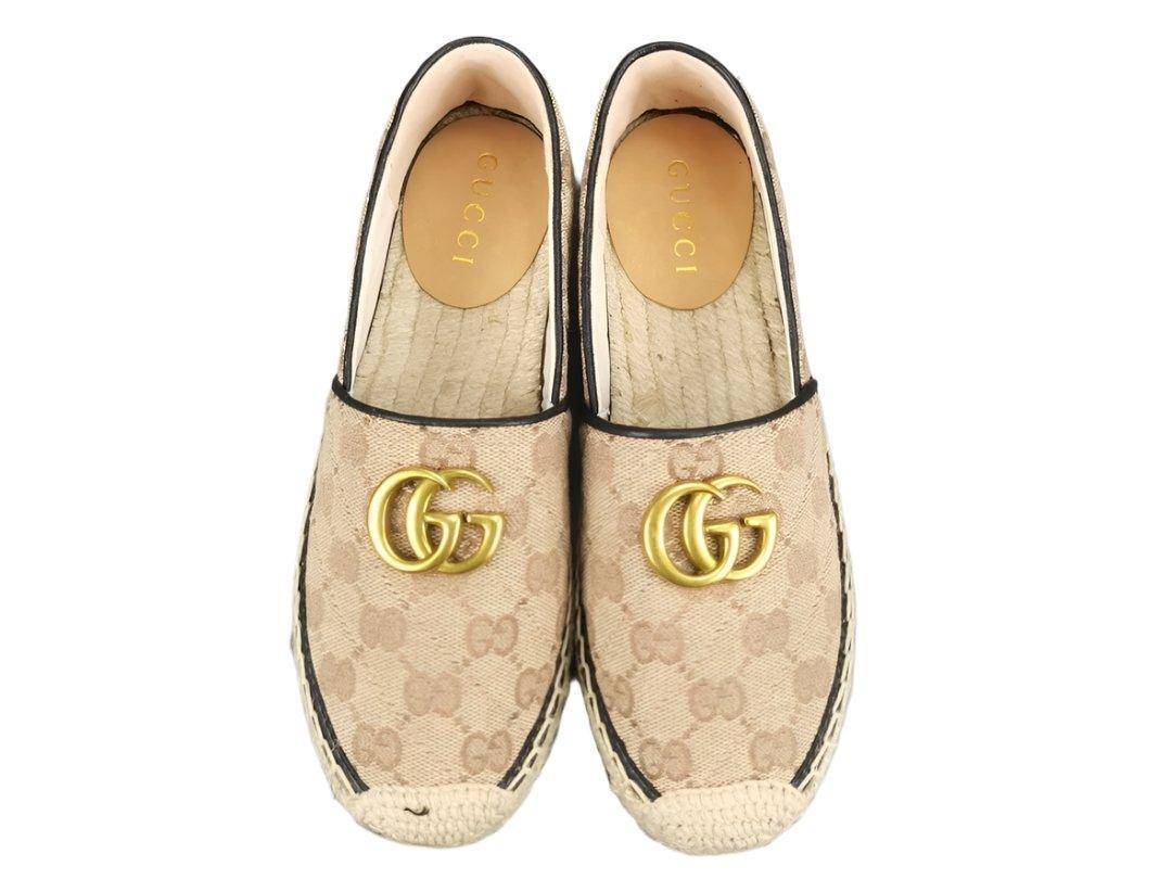 Gucci GG Matelassé Espadrille Marmont Flat Slip On Banlieue91
